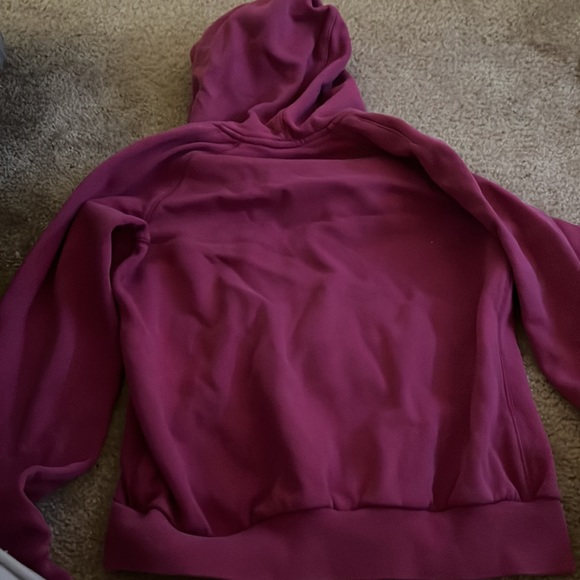 Nike purple zip up hoodie - Picture 2 of 2